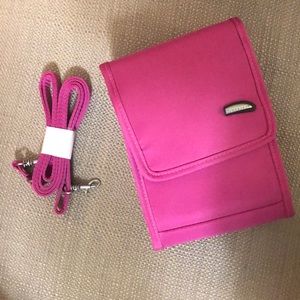 Pink Traveling Passport Wallet